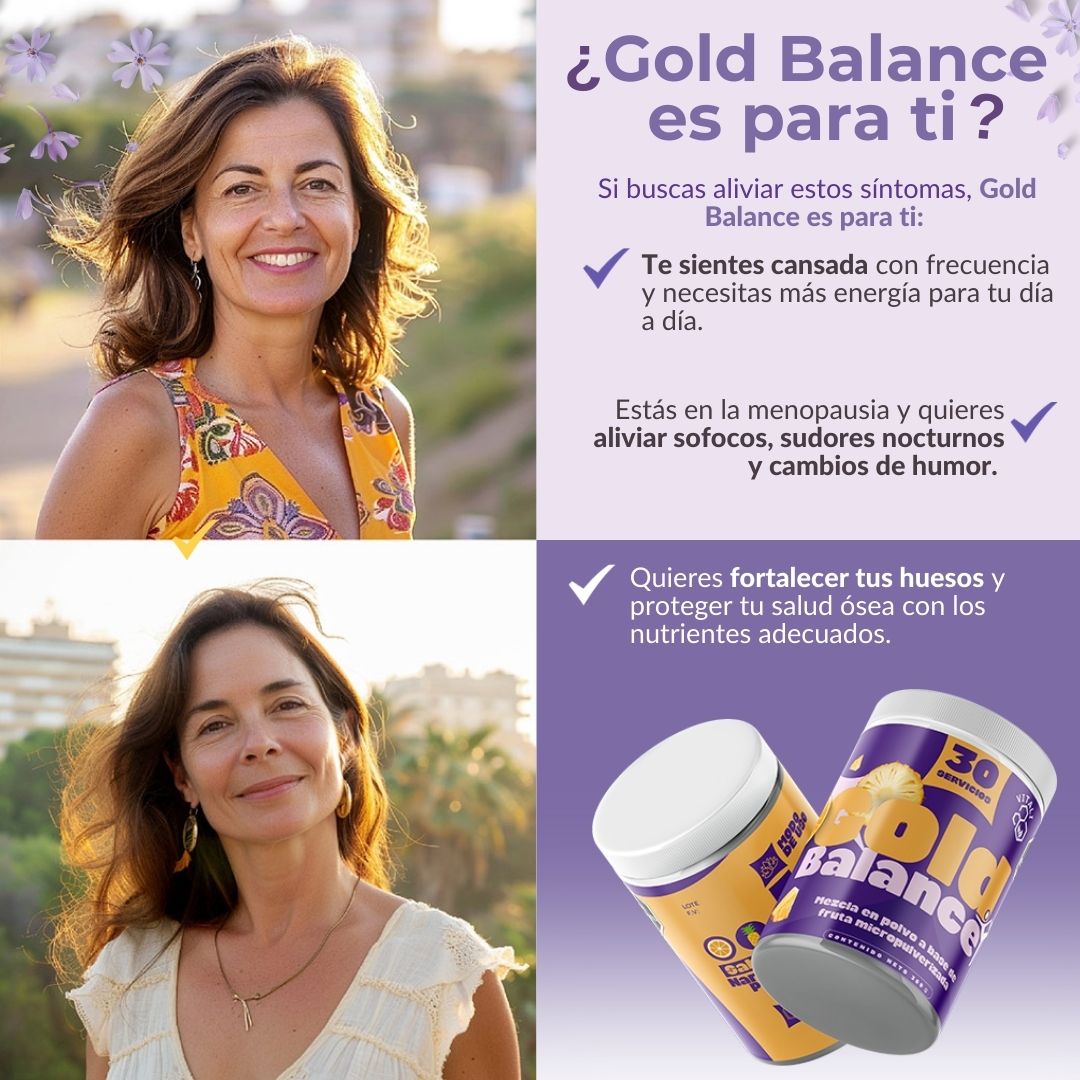 Gold Balance®️ MENOPAUSIA + Regalo exclusivo: EBOOK GRATIS